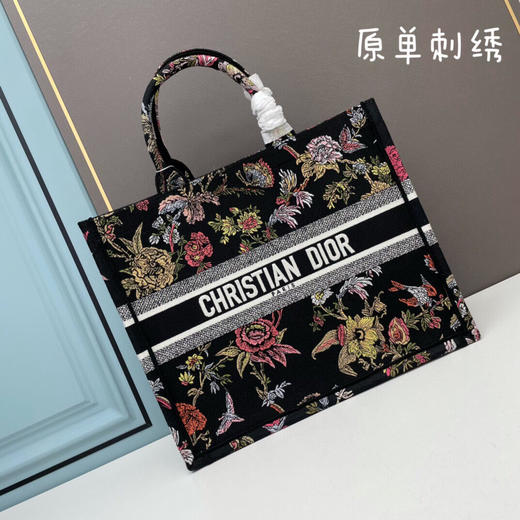 秋冬特惠💰720 迪奥刺绣大号购物袋 Di0r Book Tote 商品图0