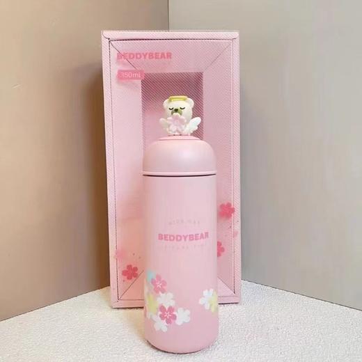 杯具熊成人保温杯350毫升 樱花物语 BJX-10 商品图6