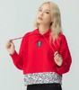 Lee女装2021春夏新款KEITH HARING联名红色连帽卫衣L43610CUH9CG 商品缩略图0