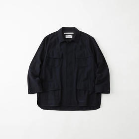 White Mountaineering 白山 BDU JACKET毛呢混合面料工装夹克外套