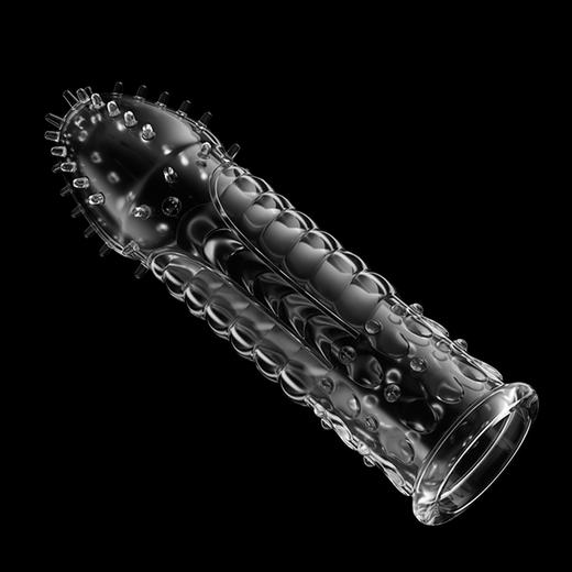 谜姬 国潮四神兽狼牙套延长套阳具套龟头套加长套加粗大物理延长阴茎套男用锁精延时环夫妻房事情趣道具长款成人性用品 商品图6