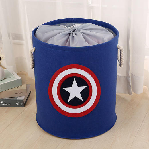 布艺脏衣篮篓 家用折叠脏衣服收纳筐 儿童玩具收纳桶 可爱卡通特大号hsn04 商品图6