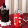 杯具熊咖啡随手杯吸管保温杯BJX-20 商品缩略图3