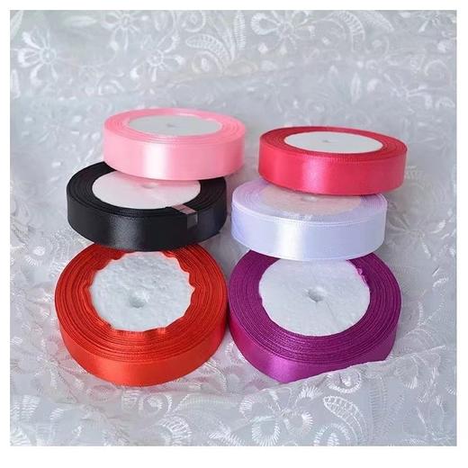 【资材】2.5CM绸带/8分绸带/一小卷25码/一条5小卷/此为一小卷价格 商品图2