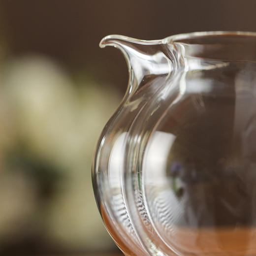 禾器晶彩·纳福茶海 高硼硅 玻璃公道杯 建议容量：280ml 商品图7