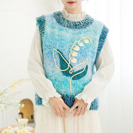 苏苏姐家郁铃背心手工DIY编织钩针棒针衣服毛线团自制材料包 商品图1