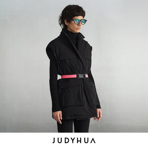 JUDYHUA 撞色设计弹力腰带 商品图3