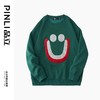PINLI品立秋季新款男士圆领烫钻笑脸休闲套头卫衣BG223309036 商品缩略图3