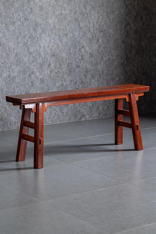 红桥红  家具严选  缅甸花梨（大果紫檀）【110大长板凳】 商品图4