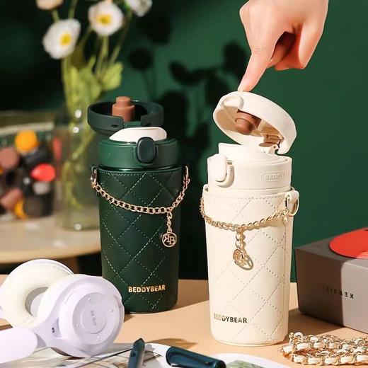 杯具熊弹跳随手保温杯（带杯套）BJX 商品图5