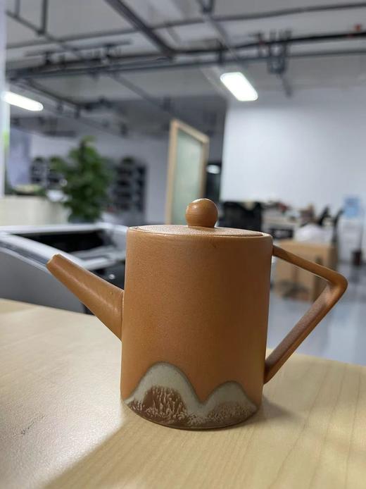 远山直身（姜黄）茶壶 商品图0
