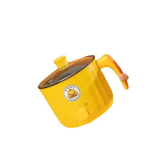 「双档火力！断电保护」黄鸭款不锈钢电煮锅 学生宿舍面条锅电火锅卡通火锅学生小功率厨房电器 商品图4