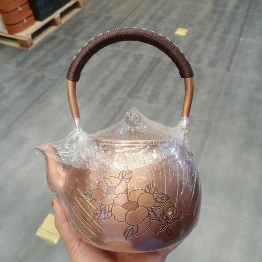 铜壶烧水壶家用纯铜紫铜养生壶泡茶茶具茶壶1.2升 商品图0