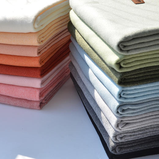「48款颜色可选」300g纯色仿羊绒围巾 女秋冬季韩版简约单色围脖年会流苏红围巾配饰 商品图0