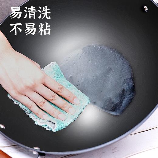 铁太郎铁锅家用炒菜锅中式平尖底双耳铸铁锅无涂层燃气灶适用 商品图5