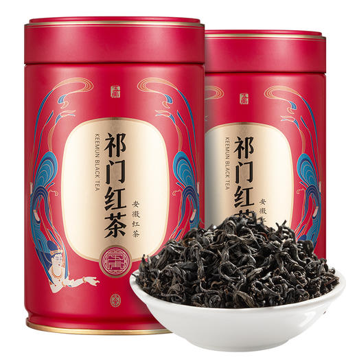 茶叶 祁门红茶 红茶茶叶 茶叶 茶饮 五虎 320g 商品图2