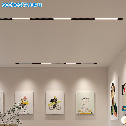 星耀系列-D20磁吸格栅灯(3000k/18w停产) 商品图0