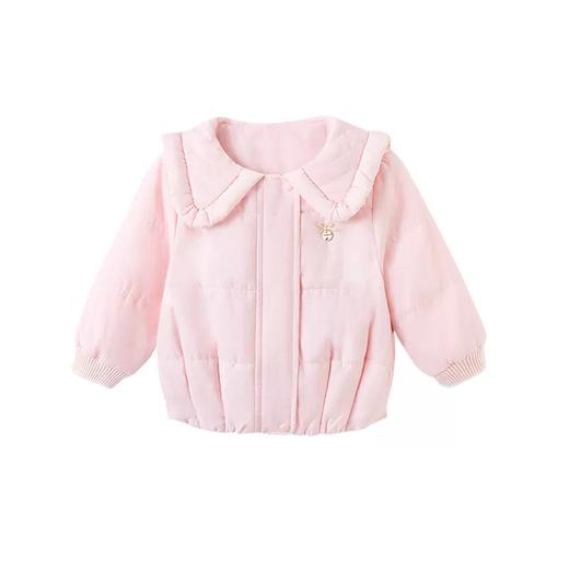 英氏-童衣类（冬）F2英梭短外套云粉色80CM 商品图4