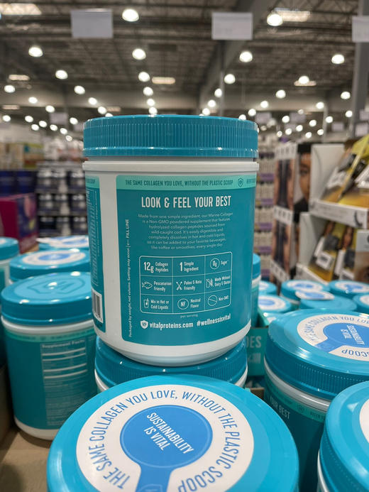 Vital Proteins海洋胶原蛋白肽粉，美国直邮特价350元🉐包税包邮到手了🔥每罐413g 商品图1