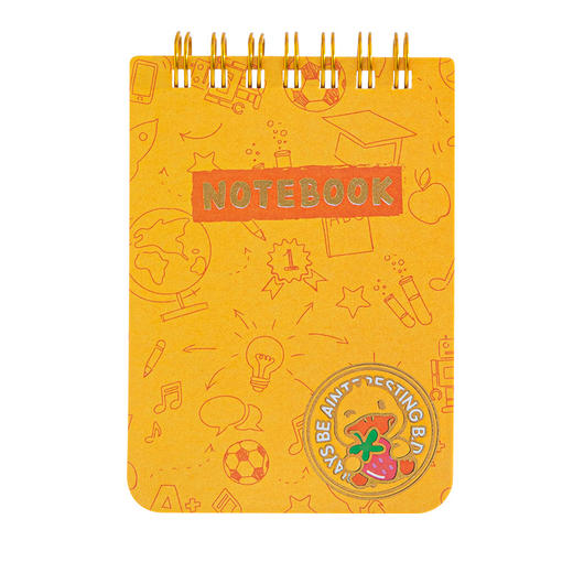 「数款可选！小萌鸭线圈本」A7迷你线圈本口袋本 卡通横线记事本上翻侧翻小本子文具 商品图4