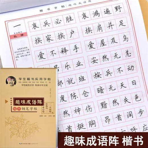 墨香中国田英章楷书硬笔临摹字帖入门基础训练钢笔楷书字帖成年男生女生字体漂亮书法小学楷体初中高中生古诗词大学生成人正楷字帖 商品图10