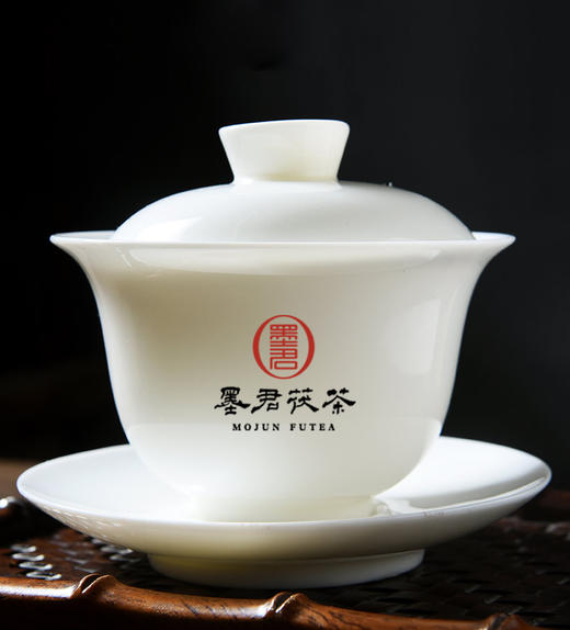 墨君茯茶 羊脂玉白瓷茶具套装 功夫茶杯 商品图3