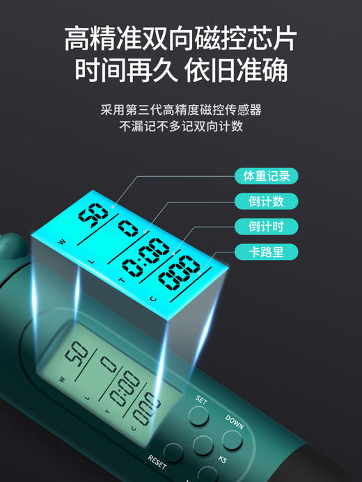无绳跳绳健身专用计数减肥专业瘦身燃脂女运动成人重力无线负重球 商品图4