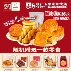 （大同专属）海鹏居家不断粮糕点套餐5味15件
