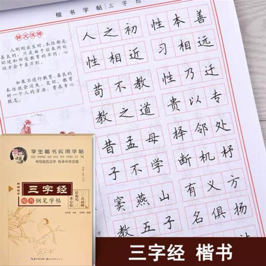 墨香中国田英章楷书硬笔临摹字帖入门基础训练钢笔楷书字帖成年男生女生字体漂亮书法小学楷体初中高中生古诗词大学生成人正楷字帖 商品图0