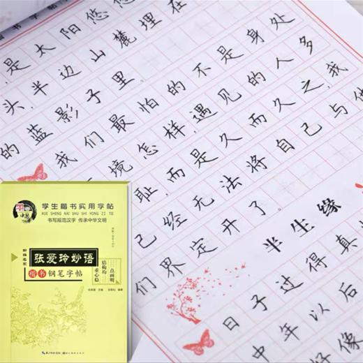 墨香中国田英章楷书硬笔临摹字帖入门基础训练钢笔楷书字帖成年男生女生字体漂亮书法小学楷体初中高中生古诗词大学生成人正楷字帖 商品图6