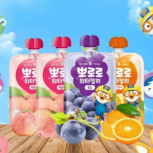 韩国啵乐乐儿童吸吸果冻布丁宝露露水果味可吸多口味休闲零食 商品图3