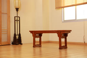 红桥红  家具严选  缅甸花梨(大果紫檀）  【120 恭王府夹头榫条凳】