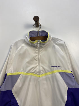 90年代 Vintage 背后绣花 LOGO Reebok 锐步 运动外套 _SJK(S)