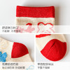 【4双礼盒装 玉兔新年袜】儿童袜子秋冬新款卡通大红喜庆新春袜韩版儿童圣诞袜 商品缩略图3
