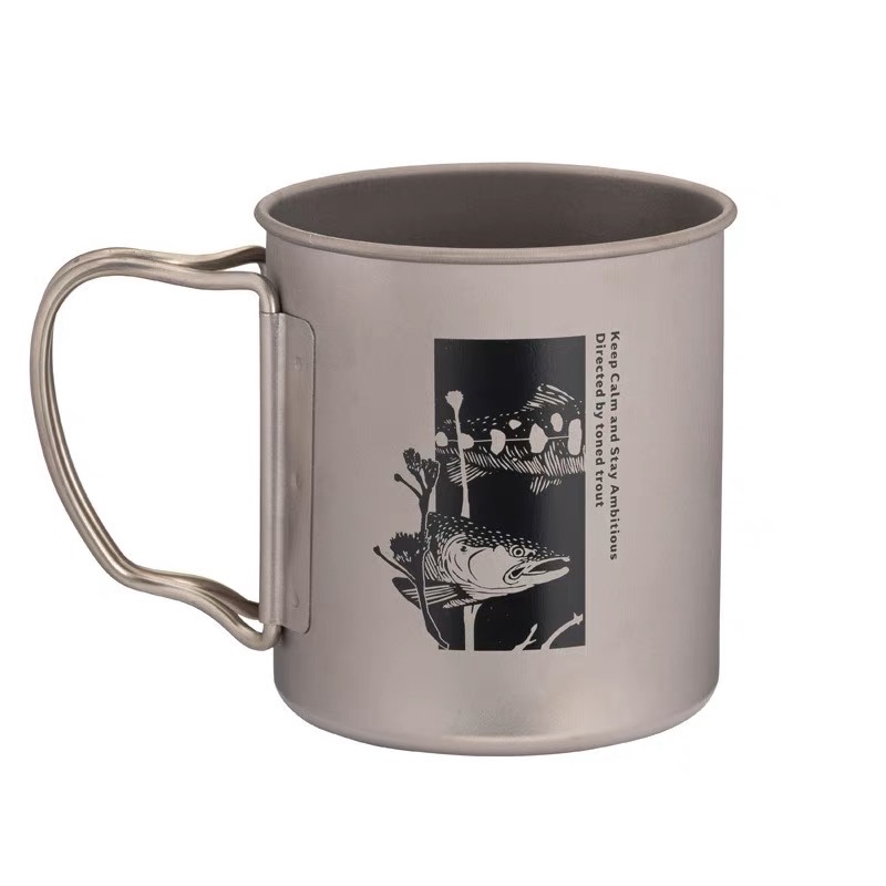 SP MG-143-TT22SS SnowPeak&TONEDTROUT联名钛杯【山女鱼】