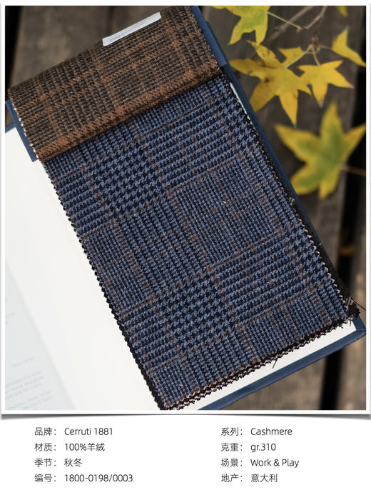 「爱好者直选20款」Lanificio Cerruti 1881 Cashmere 100%羊绒全麻衬单西 商品图6