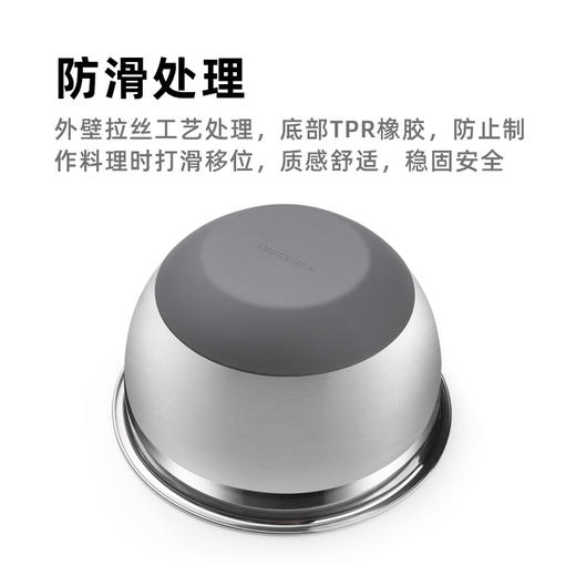 捷克进口/ tescoma 不锈钢滤水篮 厨房圆形洗菜篮淘米沥水筛蔬果篮漏盆 备菜三件套 商品图4