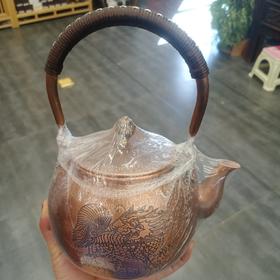 铜壶烧水壶家用纯铜紫铜养生壶泡茶茶具茶壶1.2升