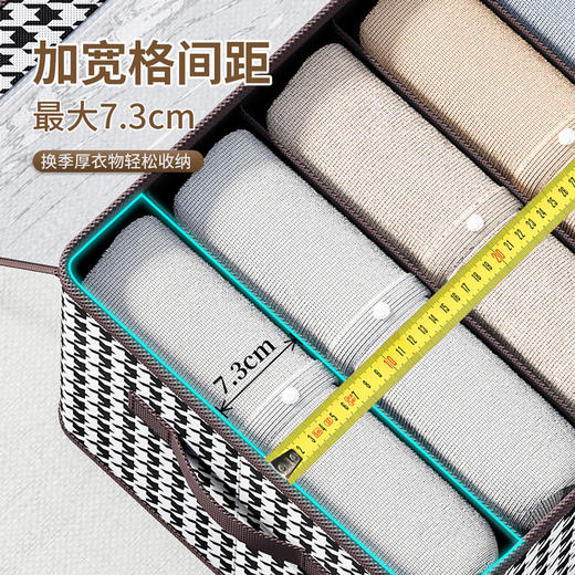 【透明防尘收纳盒2个装】大容量升级PP板衣服收纳盒 内衣裤收纳筐家用宿舍衣柜收纳分格盒 商品图3