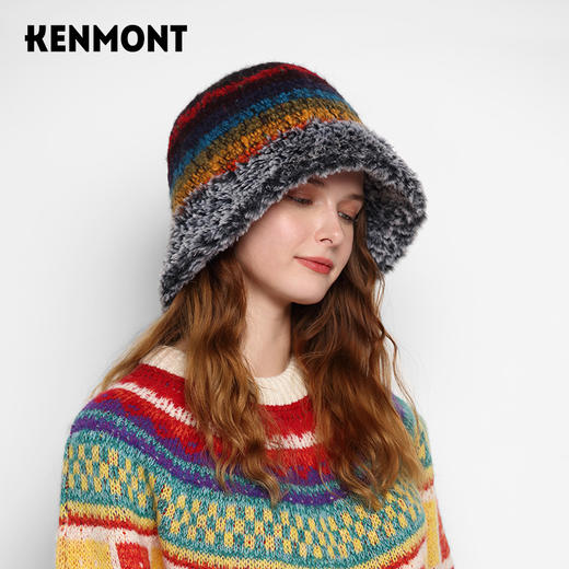 卡蒙KENMONT 成人彩虹系列 保暖帽 柔软可折叠KM-9446 商品图6