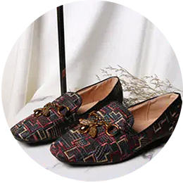 【伯妮斯茵】1X6511--紫色平底鞋--《燃烧的灵魂--梵高》