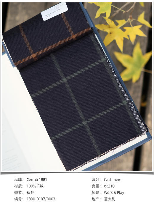 「爱好者直选20款」Lanificio Cerruti 1881 Cashmere 100%羊绒全麻衬单西 商品图14