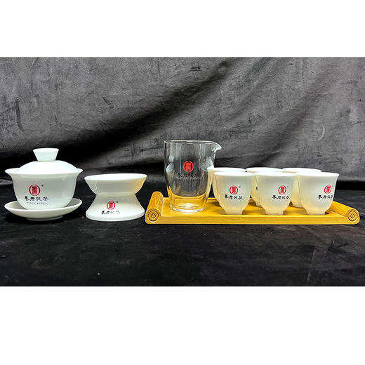 墨君茯茶 羊脂玉白瓷茶具套装 功夫茶杯 商品图2