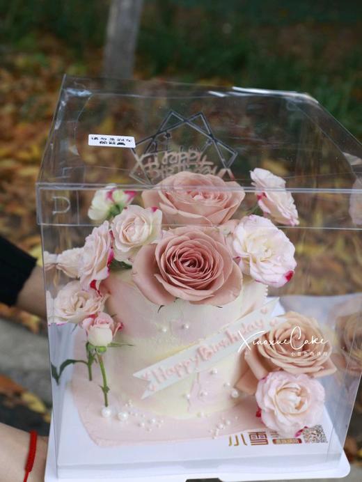 鲜花蛋糕6（图片为5寸加高定制效果图） 商品图4