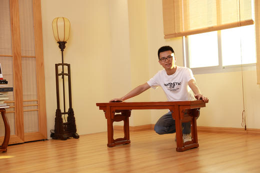 红桥红  家具严选  缅甸花梨(大果紫檀）  【120 恭王府夹头榫条凳】 商品图5