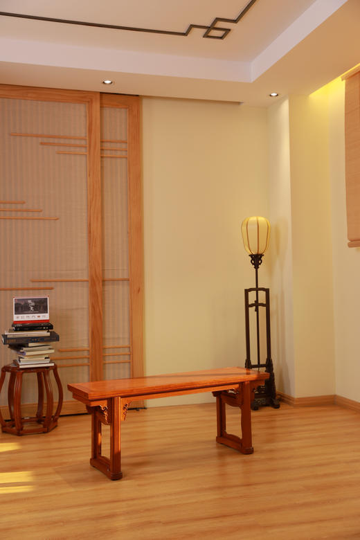 红桥红  家具严选  缅甸花梨(大果紫檀）  【120 恭王府夹头榫条凳】 商品图4