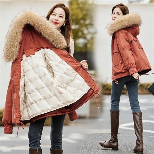 派克服羽绒服，加厚小个子白鸭绒外套HR-GRS2125 商品图0