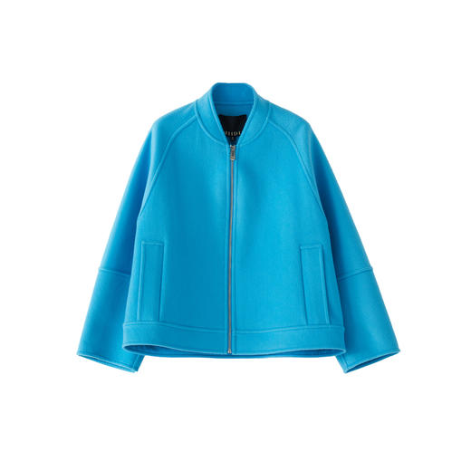 谜底2022冬新款短款毛呢大衣女时尚百搭宽松H型呢子外套224MD1551 商品图4