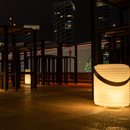 华十乐创意灯具户外露营聚会北欧花瓶装饰摆件冰桶蓝牙音箱-仕女 商品图1