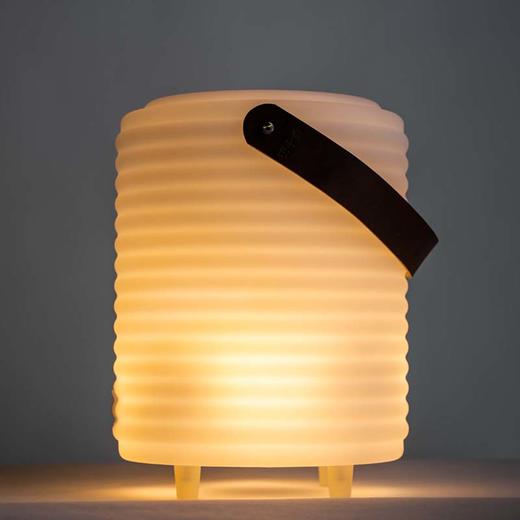 华十乐创意灯具户外露营聚会北欧花瓶装饰摆件冰桶蓝牙音箱-仕女 商品图3